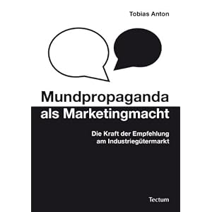 Buchcover: Mundpropaganda als Marketingmacht