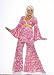 Generation Hippie Flower Power Costume Top and Pants Retro Outfit (necklace, shoes not included)