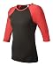 Ladies' 3/4 Sleeve Raglan Tee Shirt