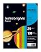 Wausau Astrobrights Premium Assorted Colored Paper #20199, 100 Count 8.5in x 11in Lunar Blue,Terra Green, Cosmic Orange, Solar Yellow, Rocket Red.