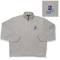 Kansas City Royals MLB "Glacier" Fleece Pullover Sweatshirt (Heather)