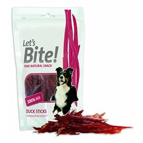 Lets Bite Duck Sticks 4 x 80 g