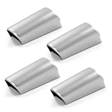 Rugged Ridge 11151.12 Brushed Silver Steering Wheel Spoke Accent Piece, Set of 4