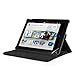 GMYLE(R) Black 360 Degree Rotating PU leather Folio Stand Case Cover for Nook HD+ Plus 9 inches Barnes & Noble e-book Reader Tablet (Multi Angle- Vertical/Horizontal and Wake up Sleep Function)