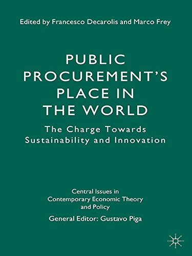 Public Procurement's Place in the World: The Charge Towards Sustainability and Innovation (Central Issues in Contemporary Economic Theory and Policy)