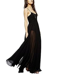 Sexy Chiffon/Polyester Vintage General Print Evening Dress/Maxi Dress 