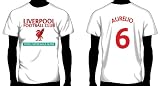 Liverpool FC Hero Soccer Tee: Fabio Aurelio | Youth Large | White