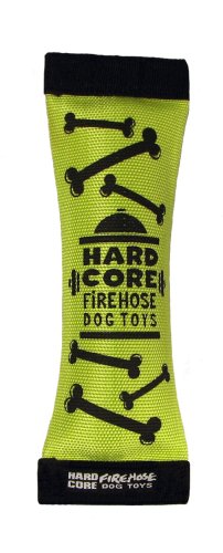 Kyjen Fire Hose Brights Squeak n Fetch Dog Toy, Small, Red