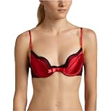 JezebelWomen'sSatinDollPush-UpBra,Scarlet,38A