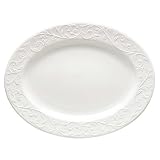 Lenox Opal Innocence Carved Large Oval Platter