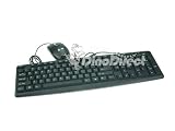 Waterproof Multimedia USB Keyboard Wired Mouse Kit KBM-06 for Christmas Gift