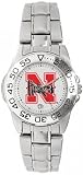 Nebraska Cornhuskers Suntime Sport Steel Ladies NCAA Watch