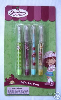 Childrens Toyshop  Toys : STRAWBERRY SHORTCAKE MINI GEL PENS!