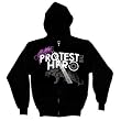 PROTEST THE HERO - Lazer Leopard - Black Zip Up Hoodie