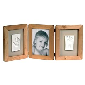 Baby Art Double Print Frame (Natural)