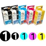 PGI-5 / CLI-8 Pack of 5 CHIPPED compatible cartridges PGI-5 (large black) and CLI-8 (Black, Cyan, Magenta, Yellow) for Canon Pixma iP4200, iP4300, iP4500, iP5200, iP5200R, iP5300, MP500, MP530, MP600, MP600R, MP610, MP800, MP800R, MP810, MP830, iP 4200, iP 4300, iP 4500, iP 5200, iP 5200R, iP 5300, MP 500, MP 530, MP 600, MP 600R, MP 610, MP 800, MP 800R, MP 810, MP 830, best replacement for PGI-5BK, PGI-5 Bk, CLI-8BK, CLI-8 Bk, CLI-8C, CLI-8 C, CLI-8M, CLI-8 M, CLI-8Y, CLI-8 Y with latest chip