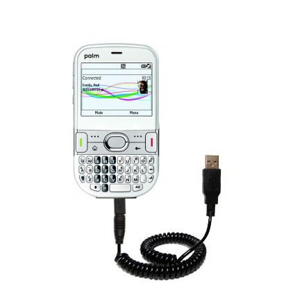 Childrens Toyshop  Computer : Coiled USB Cable for the PalmOne Palm Centro with Power Hot Sync and Charge capabilities - Gomadic Brand w/ TipExchange Technology