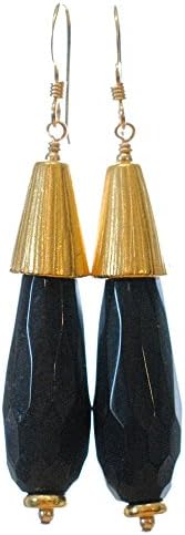 Catherine Nicole 'Annabelle' Earrings in Black