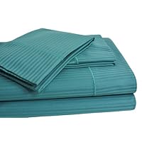Elite Home Renaissance Luxury Collection Sateen King Size Sheet Set, Turquoise