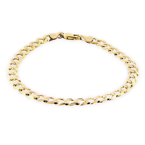 10K Yellow Gold Light Bracelet 8''
