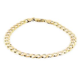 10K Yellow Gold Light Bracelet 8'' by Netaya