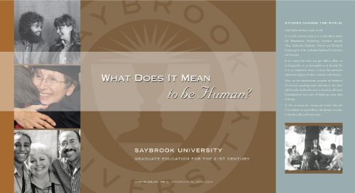 WHAT DOES IT MEAN TO BE HUMAN ? BY SAYBROOK