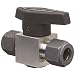 Parker 8Z-PR6-VT-SS Stainless Steel 316 Plug Valve, 1/2" CPI Compression Fitting