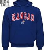 Kansas Jayhawks Big & Tall Royal Mascot One Hooded Sweatshirt