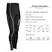 Padded/Compression Tight/Pants for Cycling/Biking. Black (XXL)