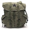 9158 OLIVE DRAB VINTAGE STAR BACKPACK