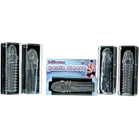 Pipedream Products Penis Sleeve-6 Inch, Clear (Pack of 5)