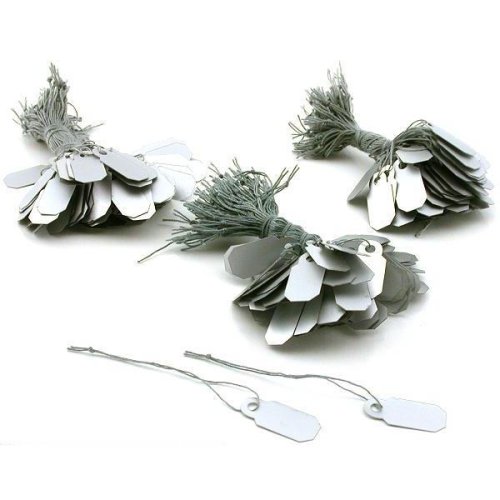300 Gray String Price Tags Jewelry Ring Sale Display
