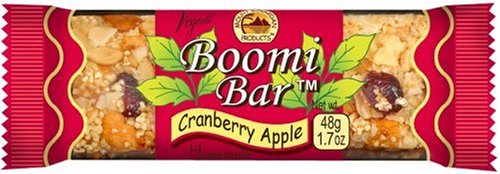 Boomi Bar Cranberry Apple, 1.7-Ounce Bars (Pack of 24) by Boomi Bar