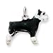 schnauzer35 - Sterling Silver Enameled Schnauzer Charm
