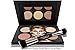 Aesthetica Cosmetics Contour and Highlighting Powder Foundation Palette / Contouring Makeup Kit; Easy-to-Follow, Step-by-Step Instructions Included