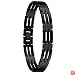 Stainless Steel Men's Invicta Elements Black Link Bracelet