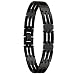 Jewelry : Stainless Steel Men's Invicta Elements Black Link Bracelet