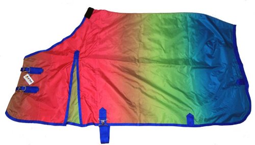 600 Denier Rip Stop Horse Sheet Rainbow Print
