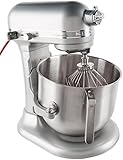 KitchenAid KSM8990NP Commercial Series NSF Certified Stand Mixer, 8-Quart, Nickel Pearl