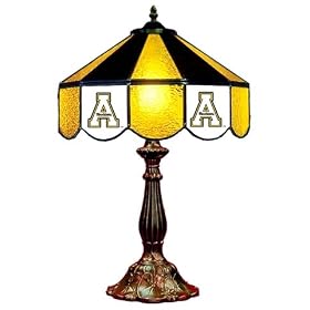 Stained Glass Table Lamp 14 Appalachian State University Mountaineers