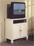 Riverside Furniture 1225W Cottage Way TV Stand in Parchment White