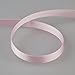 Fowod Double Faced Satin Ribbon, 54 Yard / 164 Feet, 1/4 Inch 6mm Wide, Pink