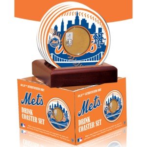 MLB New York Mets Coasters With Certified Authentic Field Dirt