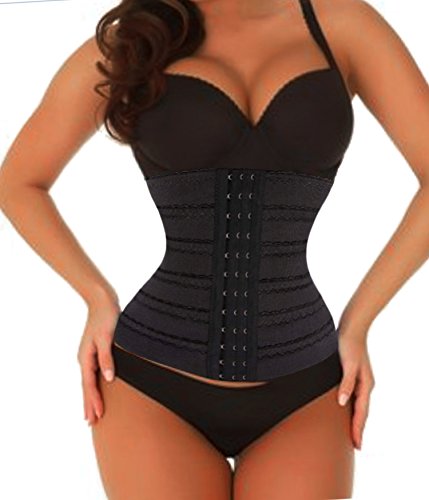Waist Trainer Corset for Weight Loss Sport Workout Shaper Tummy 4 Steel Boned