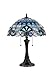 Warehouse of Tiffany 1150+MB06S GG Jewels Table Lamp, White