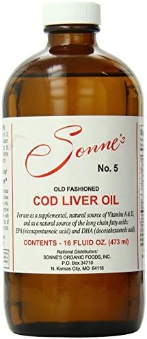 No. 5, Old Fashioned Cod Liver Oil, 16 fl oz (473 ml) by Sonne Products