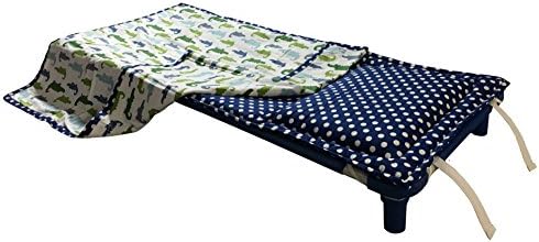 Cot Buddy Hypo-Allergenic Cot Mats, Blue (Pack of 2)