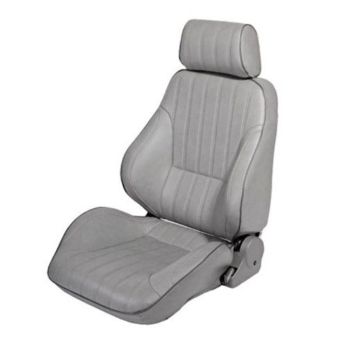 procar seats Discount ProCar by Scat 80-1000-52L RALLY Series 1000 Grey Vinyl Left Recliner Seat