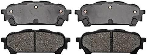 ACDelco 17D1004 Professional Organic Rear Disc Brake Pad Set