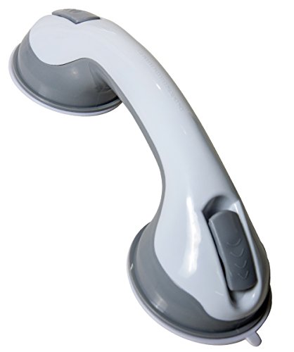 Balance Assist Bar Handle Grip with Strong Hold Suction Cup for Safety Grab in Bathroom , Tub , Shower , Toilet Handrail (11.5 '')